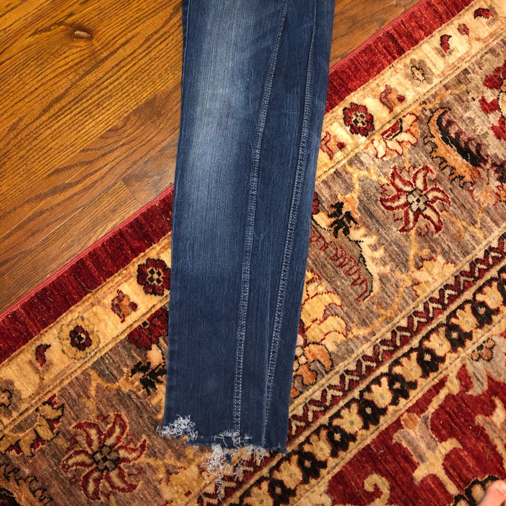 Distressed jeans